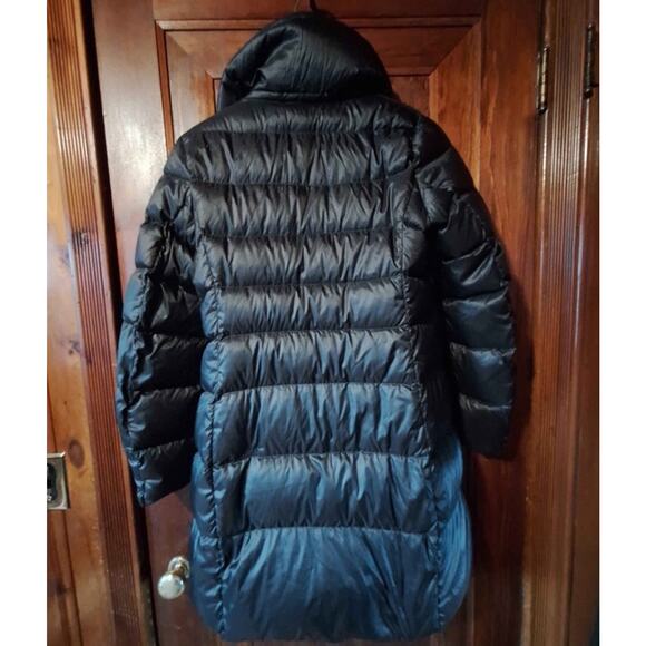 UNIQLO Ultra Light Down Long Coat Black M Warm Lightweight Used - Picture 5 of 6